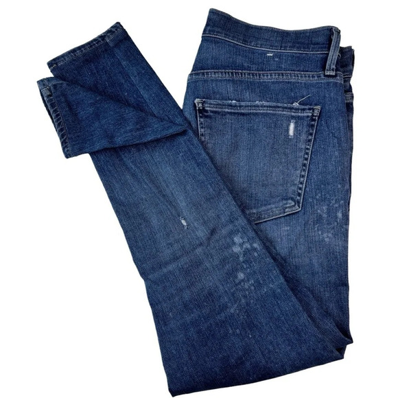 Agolde Women’s  Sophie Medium Wash Distressed Jean Size 30 - Picture 5 of 11